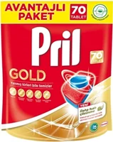 قرص ماشین ظرفشویی 70 عددی پریل گلد Pril